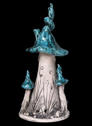 Medium Wood Cross Doorway Fairy house light