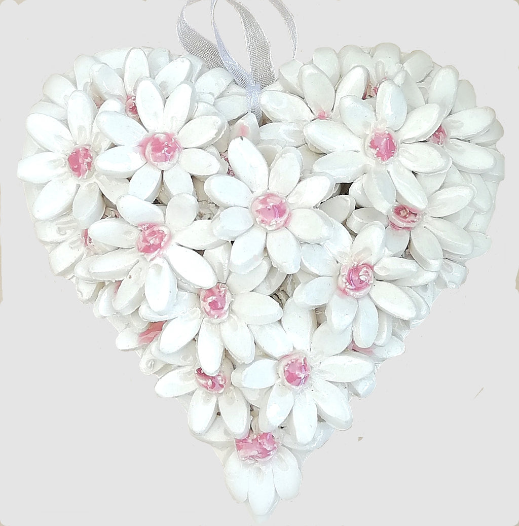 Small Pink Flower Heart